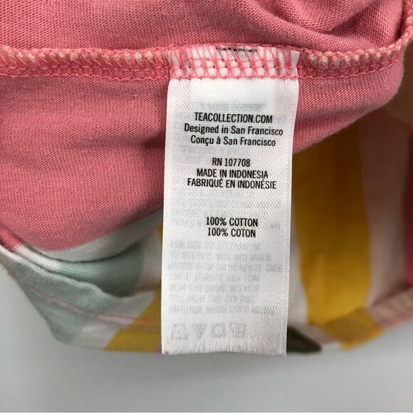 TEA Collection Printed Tie Shoulder Dress Size 3 - Picture 6 of 8